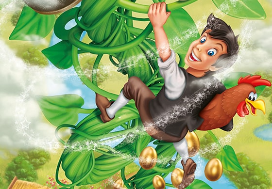 Fairy tale Jack And The Beanstalk