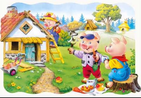 Fairy tale The Three Little Pigs