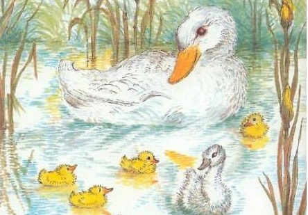 Fairy tale The Ugly Duckling