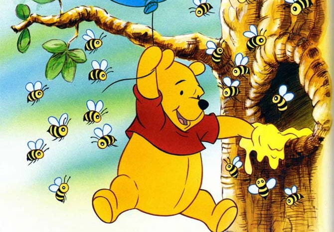 Fairy tale Winnie The Pooh And The Honey Tree