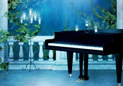 Melodies Piano in the night